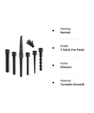 Buy LOETAD 6 in 1 Curling Iron Set - Multifunctional Ceramic Coating Curler with LED Display | International Shipping Available - Buy Online on GoSupps.com