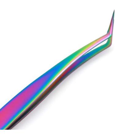 Verdant Touch Curved Tip Tweezers Curved Tip Eyelashes Extension Tweezer Alloy False Eyelashes Applicator Tool - Buy Online on GoSupps.com