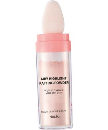 Amagogo Highlighter Powder Sparkle Contour Trimming Brightener Eyes Glitter Fairy Powder Loose Powder Cosmetics Smooth for Makeup Pink - Buy Online on GoSupps.com