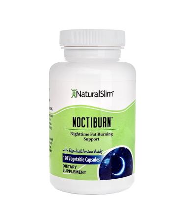 NaturalSlim NoctiBurn – Nighttime Weight Management Support | Human Growth Hormone with Essential Amino Acids (L-Arginine & L-Lysine) | HGH Supplements for Men & Women - 120 Vegetable Capsules