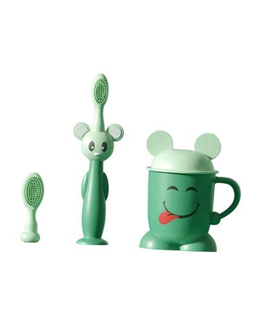 Sewoart 1 set toothbrush set toothbrushes for children baby toothbrush silicone toothbrush for toddlers toothbrush for the oral care toothbrush suction toothbrush suction cup bristles