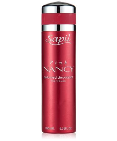 Sapil Nancy Pink - Deodorant Spray for Women - Scented Deodorant for Long-Lasting Odor Protection - Floral Fruity and Musky Deodorant Spray - Keeps You Fresh and Odor Free All Day - 6.76 oz 6.7 Ounce (Pack of 1)