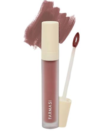 FARMASi Make Up Matte Liquid Lipstick Long-Lasting and Ultra-comfortable High-Impact Lightweight Organic Pure Pigments 0.14 fl.oz (Brave)