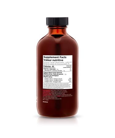 Kiva Organic Black Seed Oil | 100% Pure Cold-Pressed Nigella Sativa | High Thymoquinone (TQ) | 8oz - Buy Online on GoSupps.com
