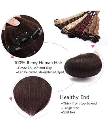 Clip-In Real Hair Extensions - 100% Remy Dark Brown #2 20 (50cm) Double Set - Perfect for Parties - 150g - Buy Online on GoSupps.com