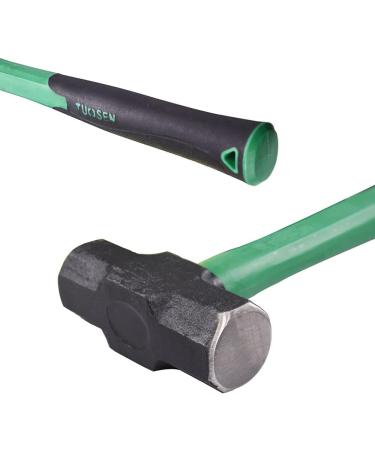 2lb Sledge Hammer & Flat Chisel with Hand Protection + Gloves - Ideal for Tile, Rock, Masonry, Concrete & Brick - Anti-Slip Handled Small Drilling Hammer - Green - Buy Online on GoSupps.com