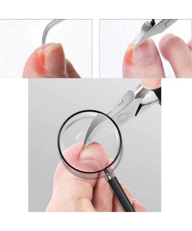 Ingrown Toenail Corrector & Thick Nail Clipper Set - Stainless Steel Heavy-Duty Tools for Podiatrist Treatment - Long Handle Pedicure Kit (10pcs) - Buy Online on GoSupps.com