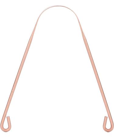Pure Copper Tongue Scraper - Effective Oral Care Tool for Daily Hygiene & Bad Breath Removal - Buy Online on GoSupps.com