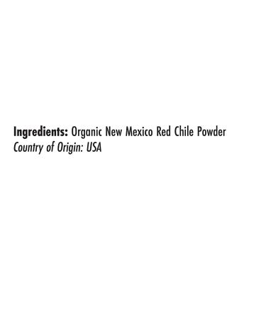 Los Chileros Organic New Mexico Red Chile Powder - 4 oz (Packaging May Vary) - Buy Online on GoSupps.com