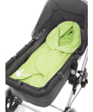 Wallaboo Baby Blanket Fleur 100% Cotton | Green | 85 x 85 cm | Supersoft for Pram Moses Basket Crib Car Seat Travel | Newborn to 10 months - Buy Online on GoSupps.com