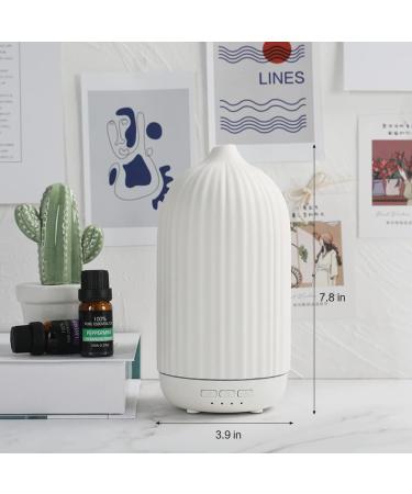 Buy Essential Oil Diffuser for Large Rooms - 100ML Aromatherapy Ceramic Diffuser with Timers Night Lights & Auto Off - Home & Office Humidifier - Buy Online on GoSupps.com