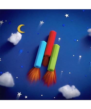 KMOCEPLY 5-Part Sensory Chewing Pencil Cover Set | BPA-Free Silicone Chicken Stuff for Autism | Chewing Necklace for Kids Boys & Girls - Buy Online on GoSupps.com
