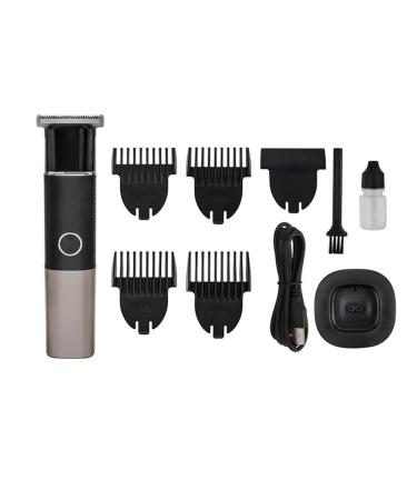 AuntYou Electric Trimmer for Men'S Groin Hair Versatile Body Groomer Digital Display Waterproof Hair Trimmer