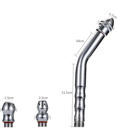 TPLKXURIB Universal Handheld Enema & Vaginal Irrigator - 3 Nozzles for Intimate Cleaning | Alleviate Discomfort & Ensure Hygiene - Buy Online on GoSupps.com