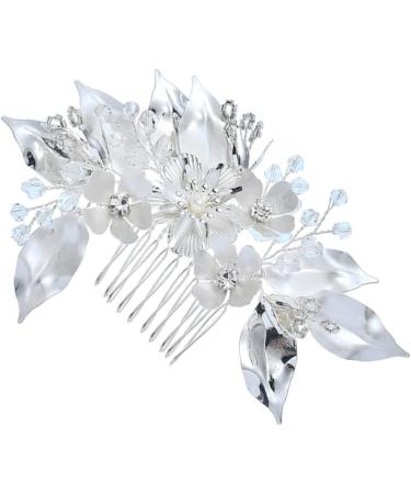 Ipetboom Bridal Tiara Wedding Tiara Bridal Veil Combs Barrettes for Girls Rhinestone Comb Crystals Decor Retro Decor Comb for Bridal Girl Clips Festival Rhinestones Bride Bride Tiara - Buy Online on GoSupps.com