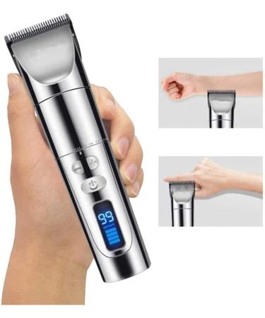 Professional Cordless Hair Clippers for Men | Titanium & Ceramic 3 Speed Settings & LCD Display - Perfect for Barbers - Buy Online on GoSupps.com