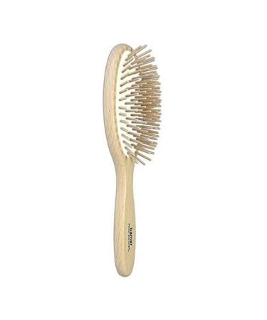 Bamar - Oval wooden pneumatic brush has a coarse resin coating