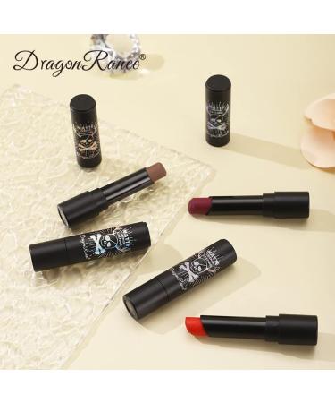 MIESCHER Pink Matte Lipstick: Smudge Proof & Long Lasting Velvety Formula, Intense Bold Color, High Pigmentation, Waterproof Lip Gloss - Perfect for Halloween Face Paint! - Buy Online on GoSupps.com