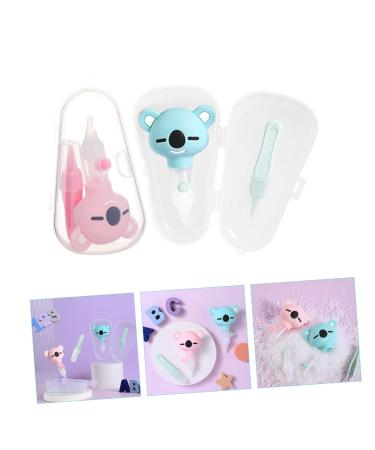 Kisangel Infant Nose Sucker - 2pcs Silicone Aspirators for Newborns | Baby Safety Manual Nose Cleaner for Nasal Care - Buy Online on GoSupps.com