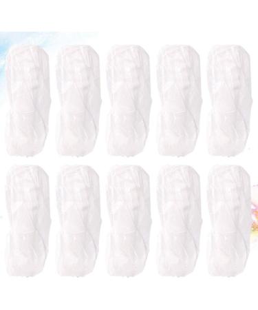 10pcs Disposable Arm Sleeves Covers Elastic End Wrist Clear Waterproof Protective Oversleeves for Protection Painting Cleaning - Buy Online on GoSupps.com