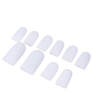HEMOTON 5 Pairs Gel Toe Protector Corn removers for Toes Toe Covers Toe Protector Cap