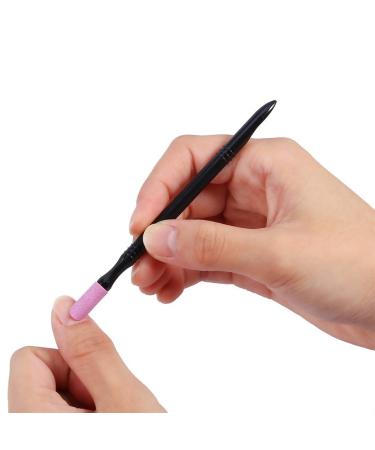 Rotekt Nail Art Cuticle Remover Scrub Quartz Pusher Stick Pen - Manicure Pedicure Tool - Buy Online on GoSupps.com