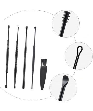 Stainless Steel Earwax Removal Kit - Ear Cleaning Tools Set with Spiral Ear Pick and Ear Curette - Buy Online on GoSupps.com