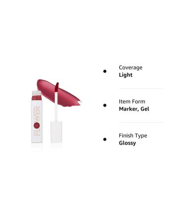 FLOWER BEAUTY Bitten Lip Stain | Long Lasting Water-based Lips Tint - Cruelty-Free | High Color Moisture Marker - (Tempt) Coy 1 Count - Buy Online on GoSupps.com