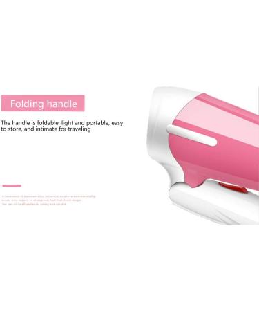 1000W Power Ionic Hair Dryer Professional Home Dry Hair Hairdryer Foldable with Air Nozzle Portable Travel Fast Drying Hair (Green) - Buy Online on GoSupps.com
