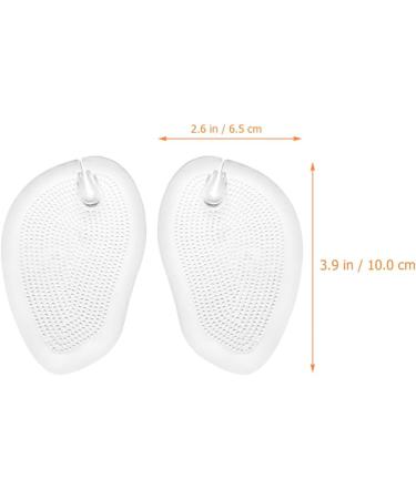 USHOBE 3 Pairs Gel Metatarsal Pads for Thong Sandals | Forefoot Cushion Inserts for Metatarsal Support | Clear Grips for Slip-Resistant Comfort - Buy Online on GoSupps.com