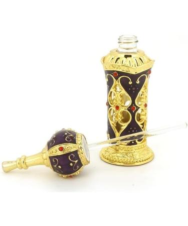 DFJOENVLDKHFE Vintage Patterned Glass Refillable Perfume Bottle Wedding Ladies Gifts (Size : Gold+Purple Color : 12ml) Gold+Purple 12ml - Buy Online on GoSupps.com