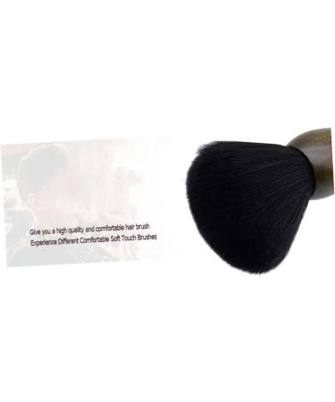 Ipetboom 1pc Salon Face Hair Sweep Cleaner Haircut Hair Brush Cleaner Neck Duster Face Brush Hair Cutting Wood Neck Brush Duster Hairdressing Neck Duster Brush Wooden Soft Fur - Buy Online on GoSupps.com