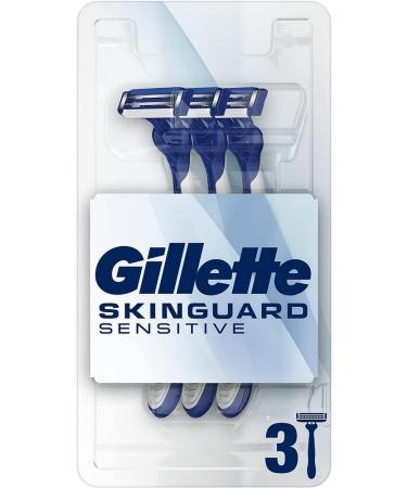 Gillette SkinGuard Disposable Razors for Sensitive Skin Clinically Tested for Sensitive Skin Pack of 3