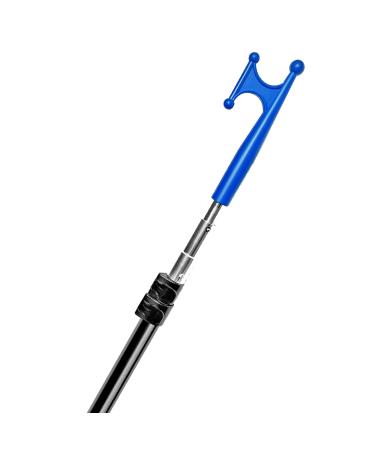 BTG GEAR 5' to 8.5' Marine-Grade Telescoping Boat Pole w/Removable Hook for Docking, Floating, Extra-Strong Aluminum, Boats up to 40ft
