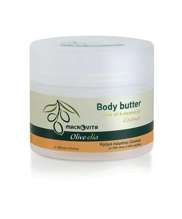 OLIVELIA COCONUT BODY BUTTER OLIVE OIL & COCONUT OIL 200 ML.