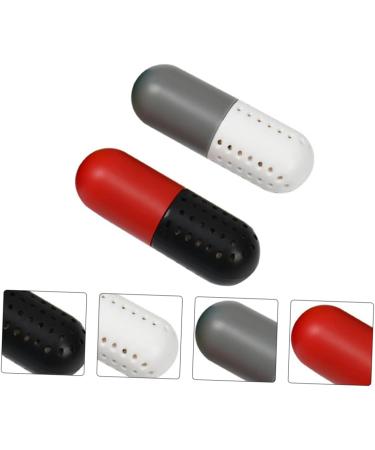 SOLUSTRE 2pcs Shoes Deodorant Capsules - Natural Odor Eliminator for Sneakers Wardrobe & Nursery - Zeolite Freshener & Dehumidifier - Buy Online on GoSupps.com