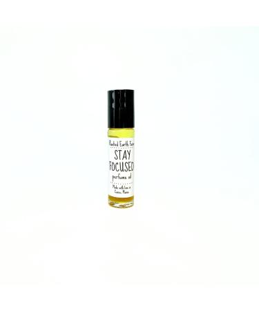 Stay Focused Perfume Oil - Woodsy Scent - Vetiver Rosemary Cedarwood Lavender - Buy Online on GoSupps.com