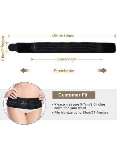 Iliosakralg rtel f r Schwangerschaft - Stabilisiere ISG & Linderung der Ischiasnerven | Ezweiji R ckenbandage mit 2-Schichten Klettverschluss - Buy Online on GoSupps.com