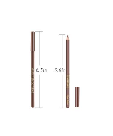 Zevni SUMEITANG 12 PCS Light Brown Eyeliner Pencil Set - Waterproof Gel Eye Liner for Statement Eye Look - Buy Online on GoSupps.com