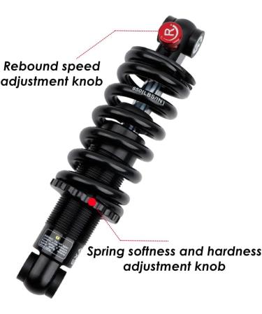 JFOYH Coil+Oil Shock Absorber: Rear Shocks for MTB/E-Bike - 165MM 650LBS - Buy Online on GoSupps.com
