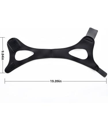 Buy Anti-Snoring Chin Strap for Better Sleep | Jaw Strap - Keep Mouth Closed Overnight (Blue+Black - Buy Online on GoSupps.com