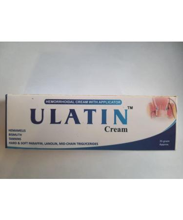 ULATIN Hemorrhoid Cream - Fast Relief & Healing Formula | Hemorrhoid Treatment Ointment for Symptoms and Fissures - Buy Online on GoSupps.com
