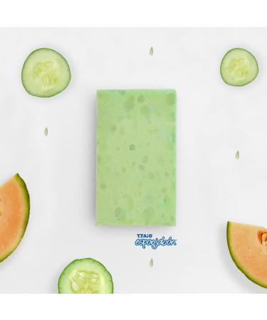 Buy T. Taio Cucumber-Melon Soap-Sponge 4.2 oz - Moisturizing & Refreshing Cleanse - Buy Online on GoSupps.com