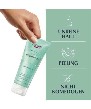 Eucerin Dermopure Wash Peeling 100 ml - Exfoliating Cleanser for Clear Skin | International Shipping Available - Buy Online on GoSupps.com