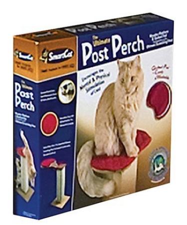 SmartCat Perch for The Ultimate Scratching Post, Color-RED