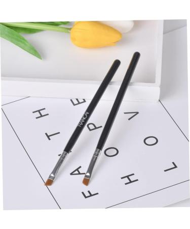 Balacoo Makeup Brush 10 pcs Dual-use Makeup Wands Eyebrow Female Thin Creative Applicator Eye Girl Flat Supplies - Buy Online on GoSupps.com