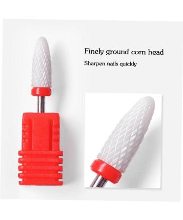 3 Pieces Ceramic Cone Nail Drill Bits - 6mm Multifunctional for Left & Right Hand - Quickly Remove Acrylic & Gel Nails | International Shipping - Buy Online on GoSupps.com