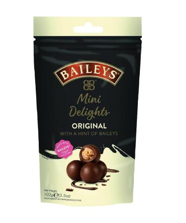Baileys Chocolate Mini Delights | 1 x 102 g | delicately melting mini pralines | praline gift | filled with Bailey's Liqueur Original - Buy Online on GoSupps.com