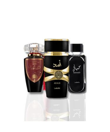 Lattafa Mohra Asad & Hayaati EDP- 100Ml (3.4Oz) Luxury Collection Perfumes
