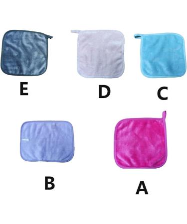 Dajidafu 10 Pieces Face Cleaning Cloth Reusable Washable Replacement Solid Color Hanging Girls Makeup Cosmetic Remover Pad Rose Red - Buy Online on GoSupps.com